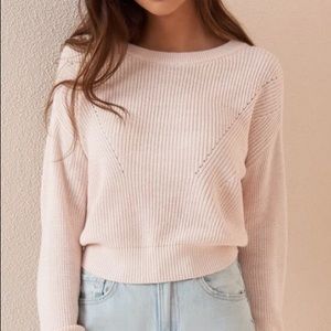 garage belle knit sweater